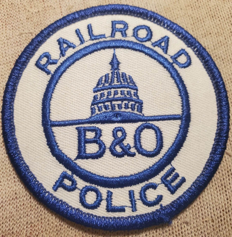 Нашивка полиции MD B&O Railroad Museum Baltimore Maryland (диаметр 3 дюйма) - Изображение 1 из 1