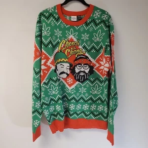 Cheech And Chong Ugly Christmas Sweater Size Large - Bild 1 von 3