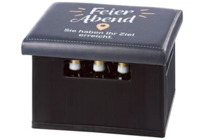 Gilde Sitzpolster Feierabend für Bierkasten Kasten Getränkekisten Auflage - Bild 1 von 2