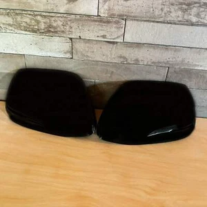Par de tapas de espejo retrovisor izquierdo derecho para Toyota Yaris XP90 2009-2013 negro - Imagen 1 de 6