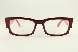 Rare Authentic See Eyewear 9120 841 Dark Red Pink 50mm Frames Glasses RX-able - Picture 1 of 5