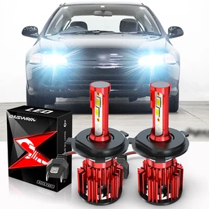 For 1992-1995 HONDA CIVIC EG/EH/EJ H4 LED Headlight 6000K Bulbs Hi/Lo Beam Combo - Picture 1 of 9