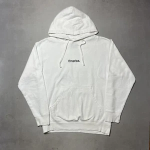 Vintage Emerica Skate Shoe Eight Ball Sweatshirt Hoodie M - Picture 1 of 11