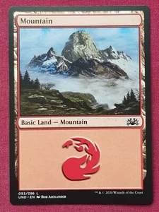 Tarjeta de tierra Magic The Gathering MONTAÑA NO AUTORIZADA 93 Magic The Gathering - Imagen 1 de 2