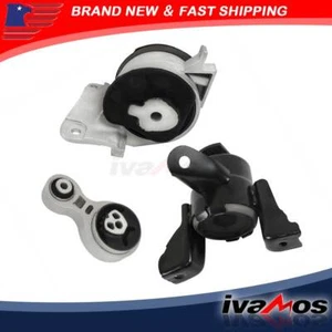 Juego de 3 piezas para Ford Fusion 10-12 2,5 L 2010 Mercury Milan 2,5 L montaje de motor y transmisión - Imagen 1 de 11