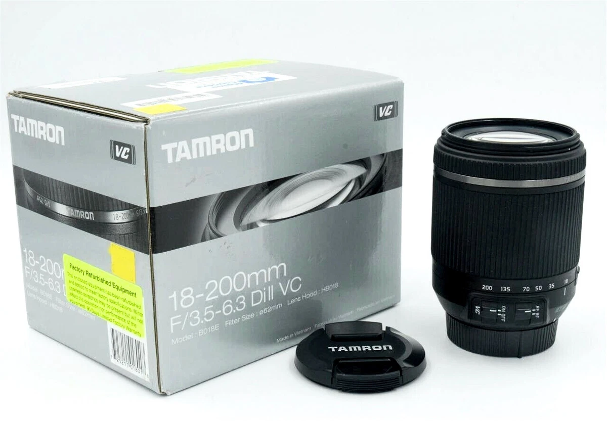 Preços baixos em Lentes de câmera Tamron 18-200mm Focal para Canon
