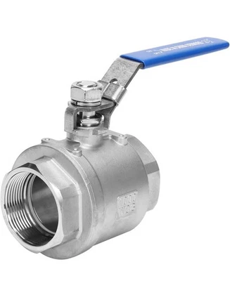2-1/2" 2.5 in SS Ball Valve NPT Female Threaded Full Port Stainless Steel 304 - Image 1 of 4