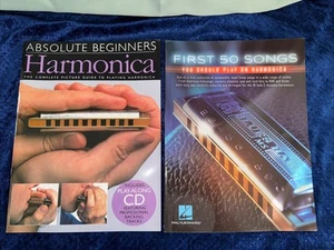 Absolute Beginners - Harmonica W/ Bonus First 50 Songs Book! - Picture 1 of 3