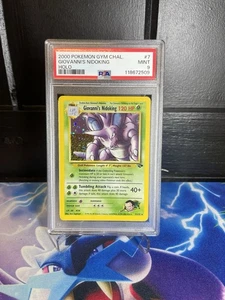 2000 POKEMON GYM CHALLENGE HOLO #7 GIOVANNI'S NIDOKING PSA 9 - Picture 1 of 2