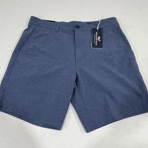 NWT Vineyard Vines Mens 8” Performance Breaker Shorts Blue Sz 32 Regatta Bay - Picture 1 of 5