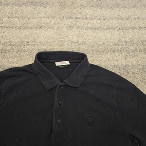 Versace Collection Men's Polo Shirt Top M Black Short Sleeve Authentic - Picture 1 of 8