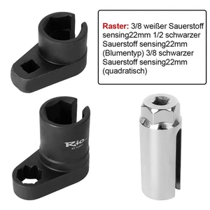 3/8" Lambdasonde Ausbau Werkzeug Nuss Lambdasonden Sensor-Steckschlüssel 22mm - Bild 1 von 13