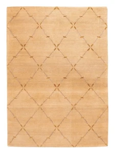 Hand-knotted Area Rug 3'4" x 4'8" Traditional Wool/Silk Oriental Carpet - Picture 1 of 9