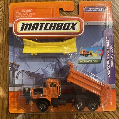Quitanieves Matchbox Real Working Rigs Oshkosh serie P Foto 1 de 3