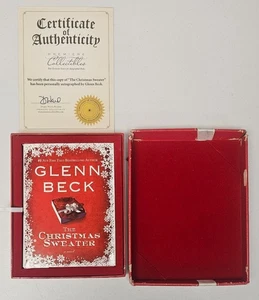The Christmas Sweater by Glenn Beck SIGNED Premiere Collectible Box Certificate - Foto 1 di 7