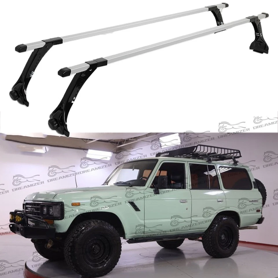 63" Roof Ladder Rack Cross Bar Luggage Rack Carrier For 1989 Toyota Land Cruiser - Изображение 1 из 4