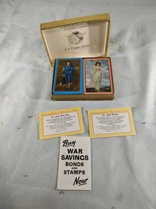 Vintage Gainsborough Spielkarten Blue Boy & Pink Lady 2 Decks mit Box  - Bild 1 von 4