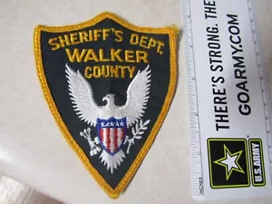 PATCH LAW ENFORCEMENT POLICE SHERIFF'S DEPT. WALKER COUNTY TEXAS MUCH OLDER - Imagen 1 de 2