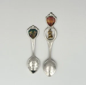 Cucharas de recuerdo Philadelphia (juego de 2) Liberty Bell acero inoxidable coleccionista - Imagen 1 de 8