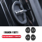 4Pcs Silicone Car Door Guard Lock Cover Latches Protective Pad  For Model 3 Y