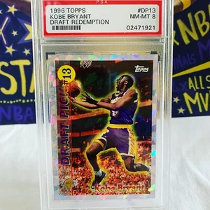 Kobe Bryant 1996-97 Topps Draft Picks Redemption ROOKIE CARD PSA 8 #DP13 - Picture 1 of 3