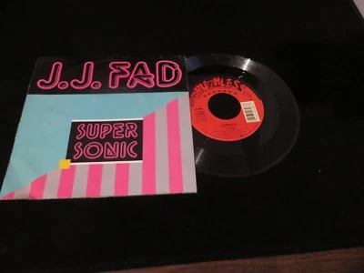 RARE J.J. FAD SUPER SONIC ORIGINAL 1988 RUTHLESS 7-99328 45 RPM/PS  - Image 1 of 4