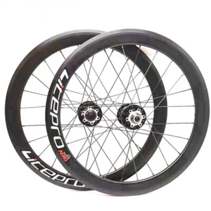16 Inch 349 Folding Bike Wheelsets 11 Speed BMX Bicycle Alloy Wheels 30mm Rims - Picture 1 of 10