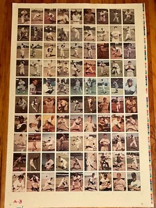 Hoja de béisbol TCMA 1979 sin cortar (90) Clemente~Reese~Matthews - Imagen 1 de 10