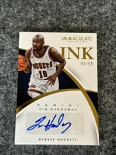 2014-15 TIM HARDAWAY /99 AUTO PANINI IMMACULATE INK AUTOGRAPHS COLLECTION
