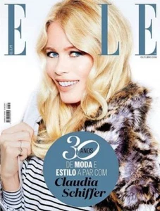 Claudia Shiffer Cover Elle magazine Portugal October 2018 - Picture 1 of 1