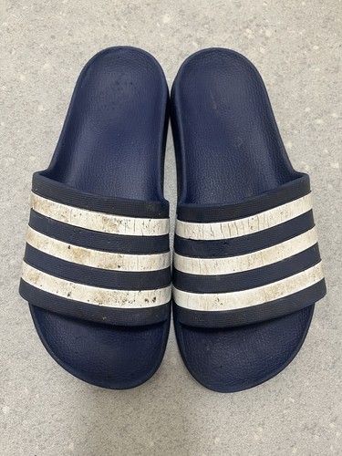 Infradito ciabatte blu Adidas unisex bambino junior taglia UK 5