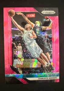 2018-19 Panini Prizm PINK ICE PRIZM #10 TONY PARKER , HOF STAR & SUPER CLEAN - Picture 1 of 2