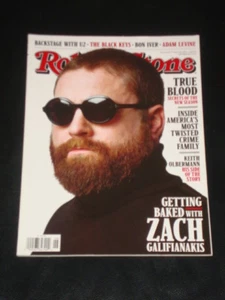 Rolling Stone magazine 2011, Zach Galifianakis, Bon Iver, True Blood, Black Keys - Picture 1 of 1