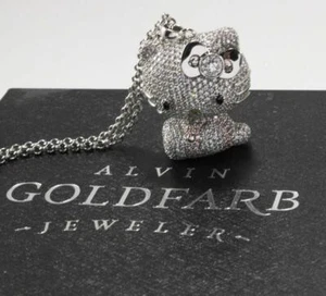 KIMORA LEE SIMMONS HELLO KITTY JEWEL PUPPE 925 STERLING SILBER ANHÄNGER HALSKETTE - Bild 1 von 12