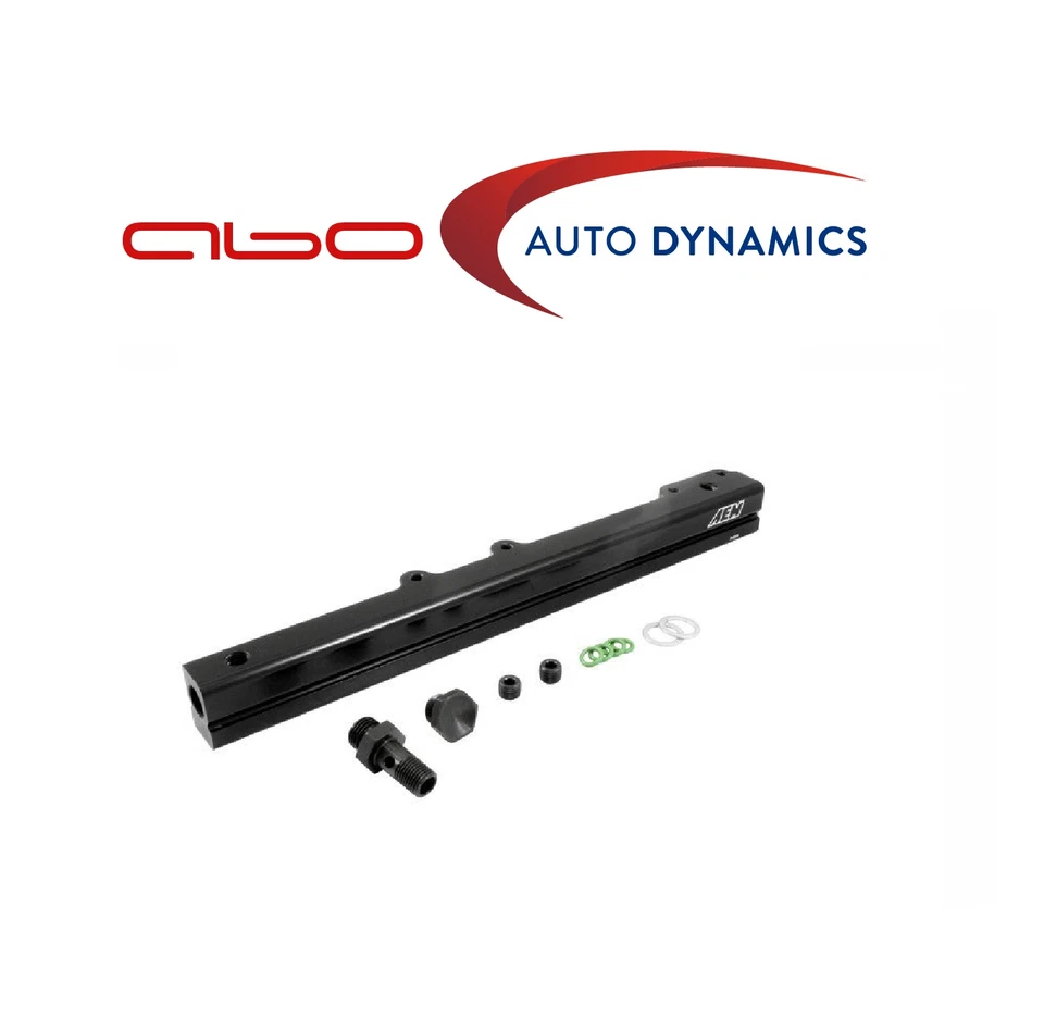 AEM para 96-00 Civic CX/DX/LX/EX y 96-97 Del Sol S/Si riel de combustible negro # 25-109BK Foto 1 de 1