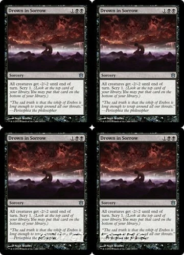 MTG - 4x DROWN IN SORROW - Born of the Gods (U) - Image 1 of 1