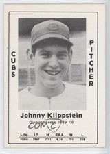 1979 TCMA Diamond Greats Johnny Klippstein #120