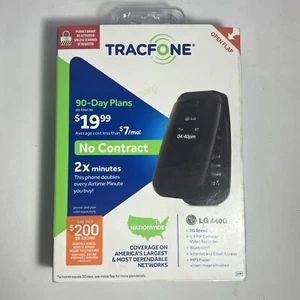 TRACFONE Lg 440G 3G 1.3 MP Camera New Factory Sealed - Picture 1 of 3