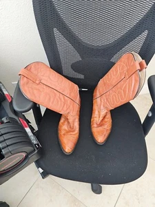Texas Style Leather Boots Men's Size 11 Made in Mexico - Picture 1 of 8