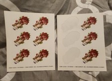 CURRENT Inc victorian 1989 stickers 2 sheets