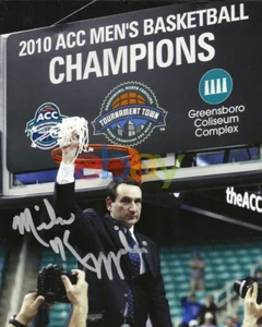 Mike Krzyzewski Autographed Duke Blue Devils Signed 8x10 Photo reprint - Picture 1 of 1