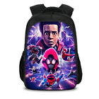 Spider-Man Backpack Kids School Bag Miles Morales Travel Bag Student Laptop Bag！