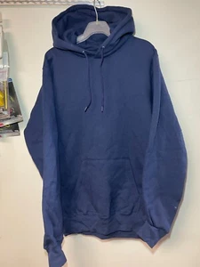 VTG White River Heavyweight Hooded Sweatshirt Navy - Picture 1 of 4