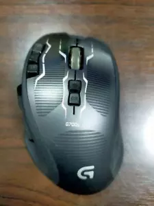Logitech G700s wireless mouse black multibutton w/receiver Working JP - Picture 1 of 5