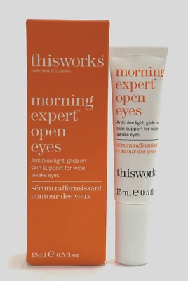 Thisworks Morning Expert Open Eyes Eye Cream .5 fl oz / 15 ml New In Box - Image 1 of 4