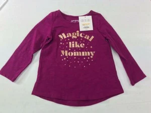Jumping Beans Girl's Long Sleeve Swing Shirt, Purple, 24 Months - Picture 1 of 2