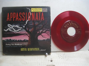 Beethoven Appassionata Sonata, Rubinstein, piano *RCA Victor WDM 1018 (3) 45 rpm - Picture 1 of 1