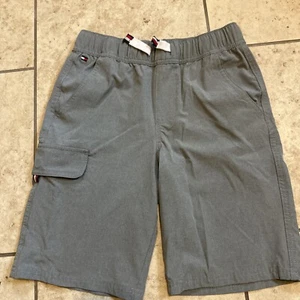 tommy hilfiger Youth Boys Shorts Gray Cargo Size Medium (12/14) - Picture 1 of 9