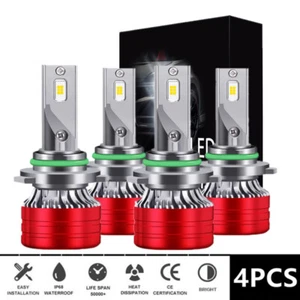 LED Headlight Bulbs 6000K for Honda Accord Sedan 2008-2012 Hight Low Beam - Picture 1 of 12