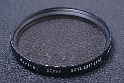 ✅ VIVITAR SKYLIGHT 1A 52MM FILTER GENUINE LENS OR CAMERA SCREW IN 12-3 - Image 1 of 2
